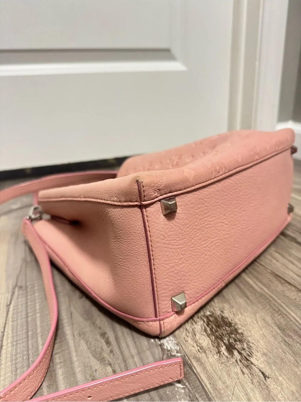 MCM Sarah Convertible Leather Hobo bag